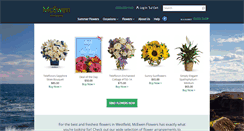 Desktop Screenshot of mcewenflowers.com